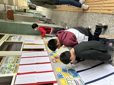 學生每天運動過後會記錄自己運動的成果圖片